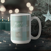 Weihnachten an der Küste Kariertes Muster#2 ID1009 Kaffeetasse