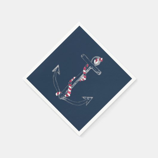 Weihnachten an der Küste - Napkins Serviette (Ecke)