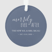 Weihnachten an der Küste Ornament (Rückseite)