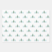 Weihnachten an der Küste Seashell Tree Adirondack Geschenkpapier Set (Vorderseite)