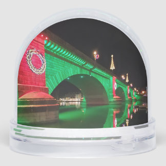 Weihnachten an der London Bridge im Havasu-See Schneekugeln