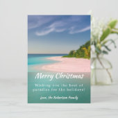 Weihnachten an der tropischen Küste (Stehend Vorderseite)