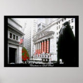 Weihnachten an der Wall Street~poster Poster (Vorne)