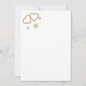 Weihnachten an Feiertagen Wir haben Verlobte Ankün Ankündigung (Rückseite)