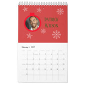 Weihnachten an Weihnachtsbaum Kalender (Feb 2027)