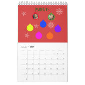 Weihnachten an Weihnachtsbaum Kalender (Jan 2027)