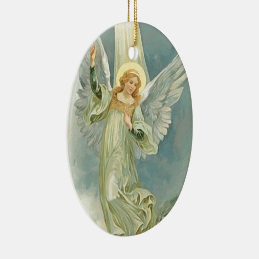 Weihnachten Angel Frische Kunst Keramikornament (Rechts)
