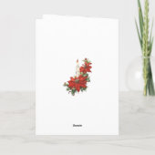 Weihnachten Angel Gutes Neues & Große Freude Gruß Karte (Rückseite)