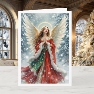 Weihnachten Angel Gutes Neues & Große Freude Gruß Karte