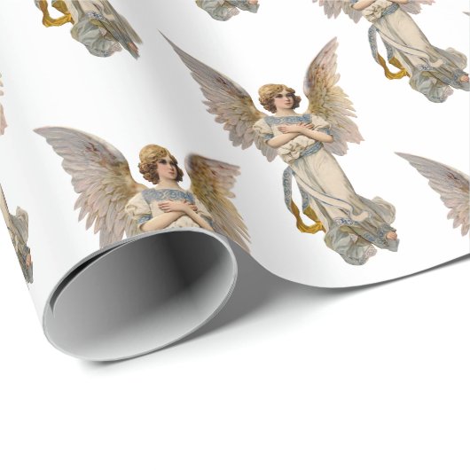 Weihnachten Angel Holiday Religiös Geschenkpapier (Rolleneckpunkt)