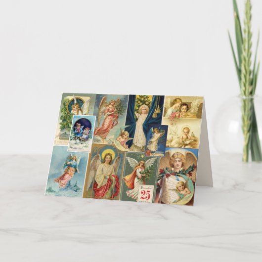 Weihnachten Angeln Ihre Botschaft im Innenhof (Vorderseite)