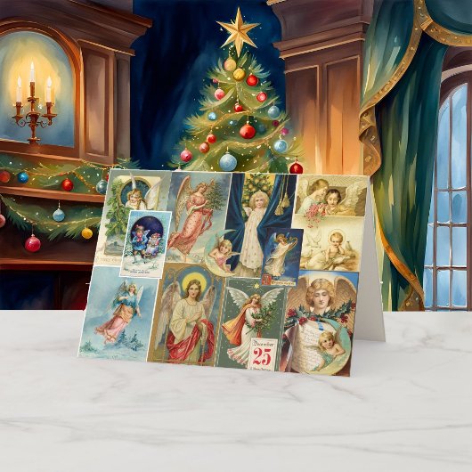 Weihnachten Angeln Ihre Botschaft im Innenhof