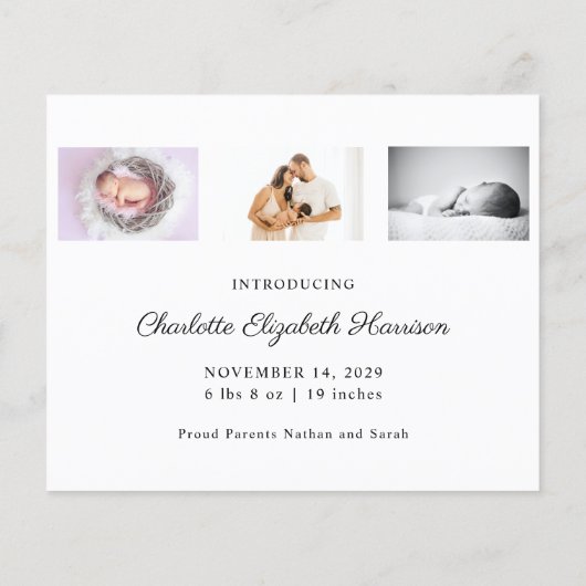 Weihnachten-Ankündigung (Rückseite)