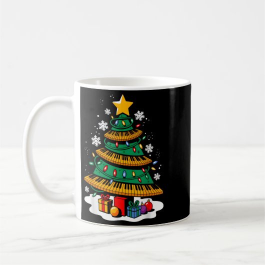 Weihnachten Ano Player Xmas Tree Funny Music Lover Kaffeetasse (Links)