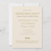 Weihnachten anpassbar einladung (Rückseite)