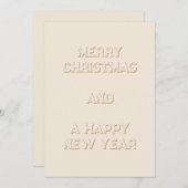 Weihnachten anpassbar einladung (Vorne/Hinten)