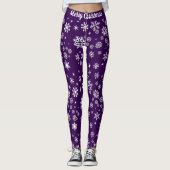 Weihnachten Anpassbar Leggings (Vorderseite)