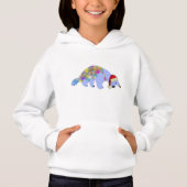 Weihnachten Anteater Funny Weird Psychedelic Anima Hoodie (Vorderseite)