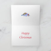 Weihnachten Anteater Funny Weird Psychedelic Anima Karte (Innenseite)