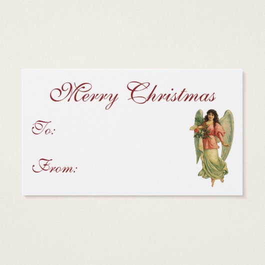 Weihnachten, antiker Viktorianischer Engel (Rückseite)