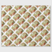 Weihnachten, antiker Viktorianischer Engel Die sch Geschenkpapier (Flach)