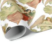 Weihnachten, antiker Viktorianischer Engel Die sch Geschenkpapier (Rolleneckpunkt)