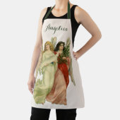 Weihnachten, antiker Viktorianischer Engel Die sch Schürze (InSitu)