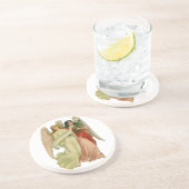 Weihnachten, antiker Viktorianischer Engel Die sch Untersetzer (Seite)