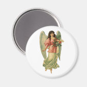 Weihnachten, antiker Viktorianischer Engel Magnet (Vorderseite/Rückseite)