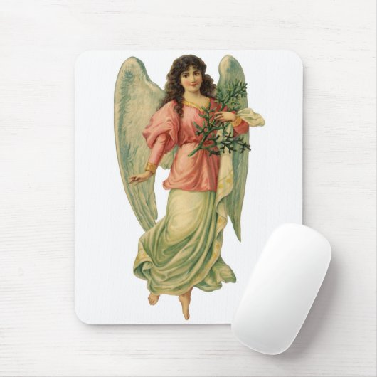 Weihnachten, antiker Viktorianischer Engel Mousepad (Mit Mouse)