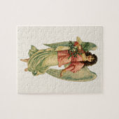 Weihnachten, antiker Viktorianischer Engel Puzzle (Horizontal)