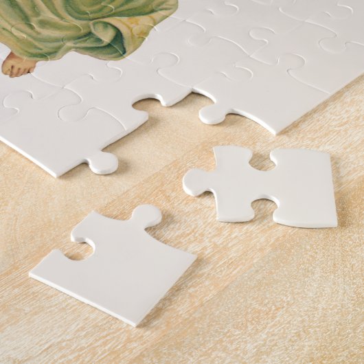 Weihnachten, antiker Viktorianischer Engel Puzzle (Seite)