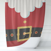Weihnachten Anzug Duschvorhang