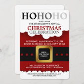 Weihnachten Anzug Party Einladungen (Vorne/Hinten)