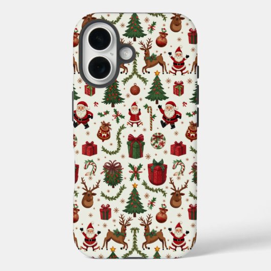 Weihnachten Apple iPhone 16 Fall Case-Mate iPhone Hülle (Rückseite)