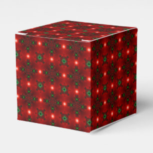 Weihnachten Artdeco im Retro-Stil Geschenkschachtel
