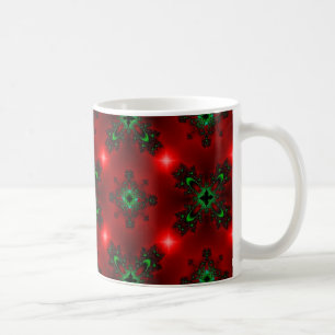Weihnachten Artdeco im Retro-Stil Kaffeetasse