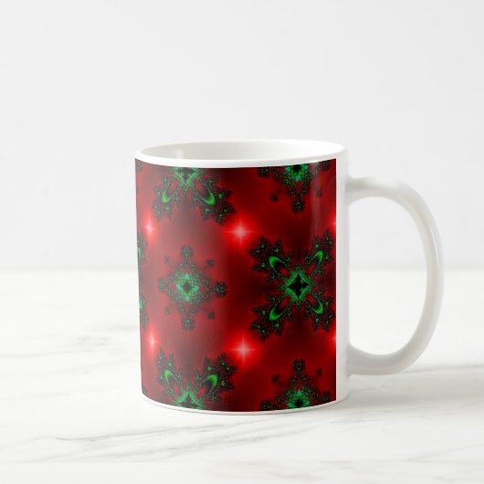 Weihnachten Artdeco im Retro-Stil Kaffeetasse (Rechts)