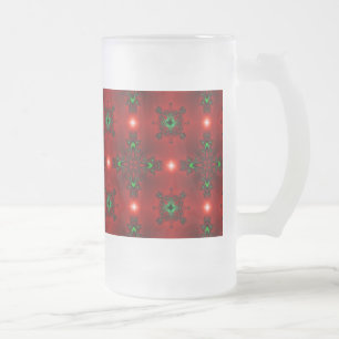 Weihnachten Artdeco im Retro-Stil Mattglas Bierglas