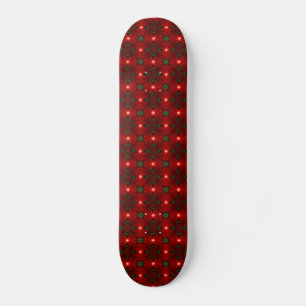 Weihnachten Artdeco im Retro-Stil Skateboard