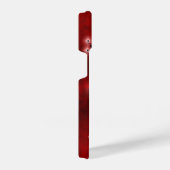 Weihnachten Artdeco mit schwarzer Katze iPhone Hülle (Rechte Seite)