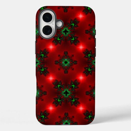 Weihnachten Artdeco Retro Stil Case-Mate iPhone Hülle (Rückseite)