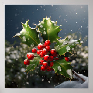 Weihnachten atemberaubendes Foto Poster