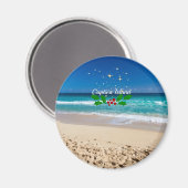 Weihnachten auf Captiva Island, Florida Magnet (Vorderseite/Rückseite)
