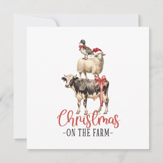 Weihnachten auf dem Bauernhof Barnyard Tier (Vorderseite)