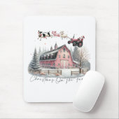 Weihnachten auf dem Bauernhof, frohe Weihnachten Mousepad (Mit Mouse)