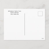 Weihnachten auf dem Bauernhof Rustic Holiday Party (Rückseite)