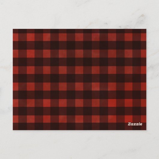 Weihnachten auf dem Bauernhof Rustic Holiday Party Postkarte (Rückseite)