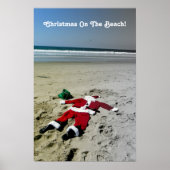 Weihnachten auf dem Beach Poster! Poster (Vorne)