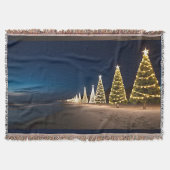 Weihnachten auf dem Beach Throw Blanket Decke